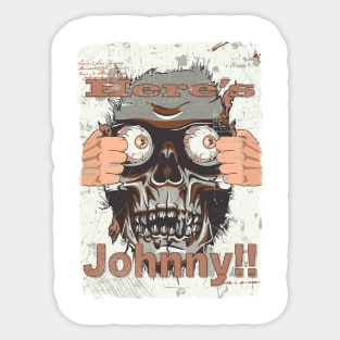 Here's Johnny Sticker